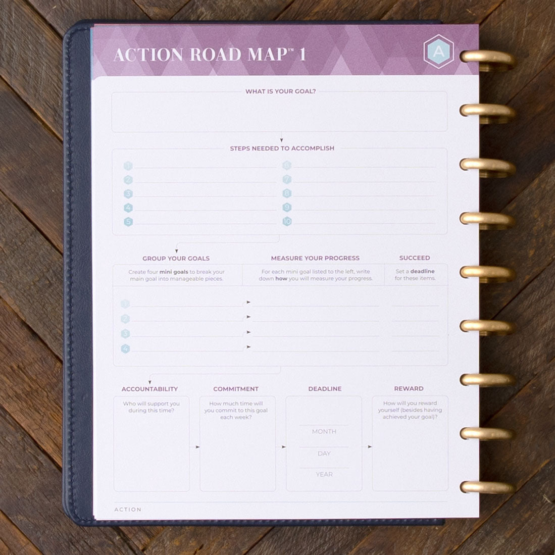 Goal Setting Planner Insert