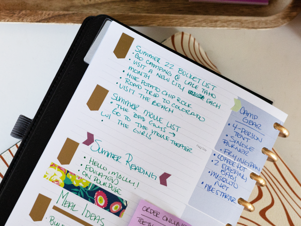 How To Fill Unused Planner Pages
