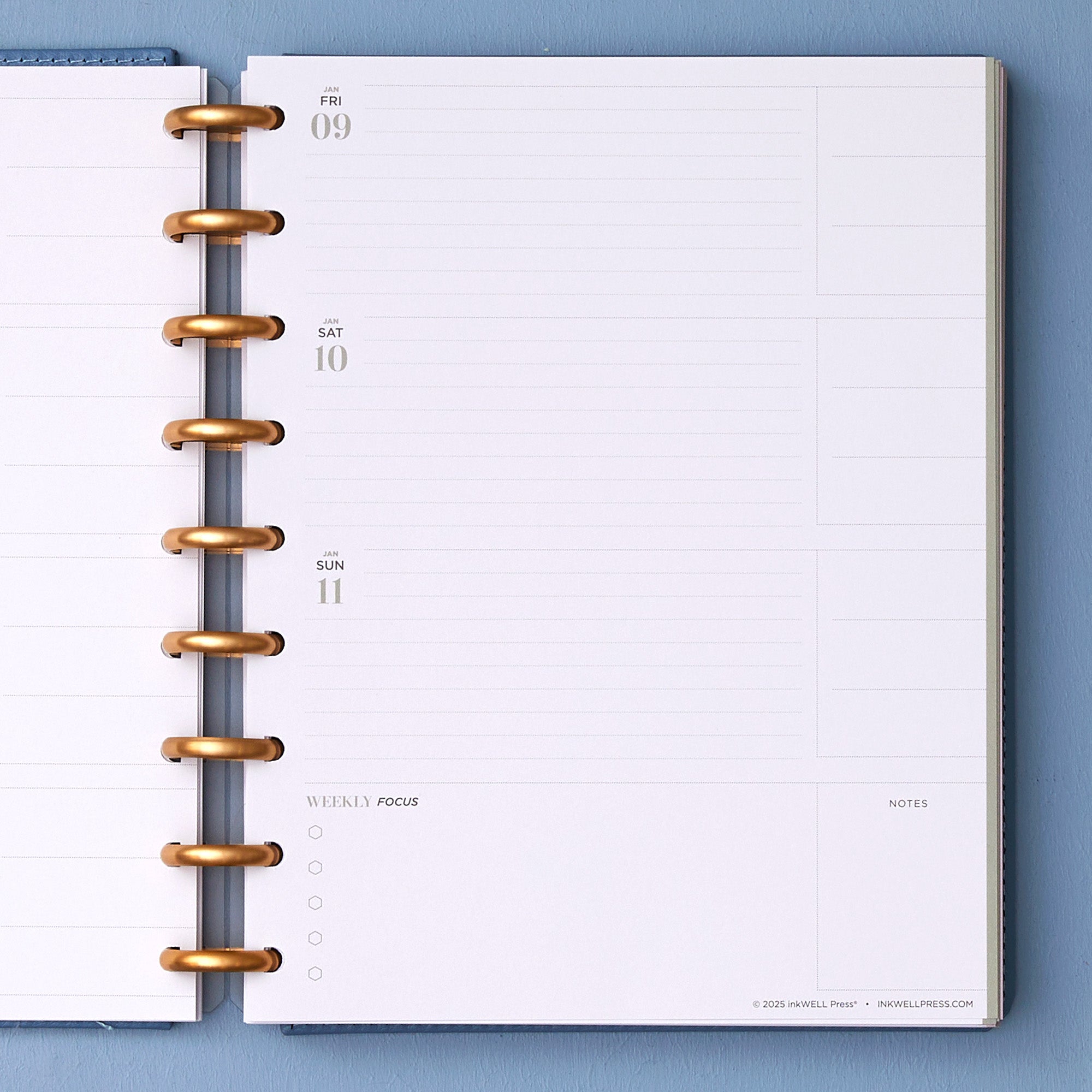 2026 Weekly and Monthly Disc Planner Insert | FLEX – inkWELL Press