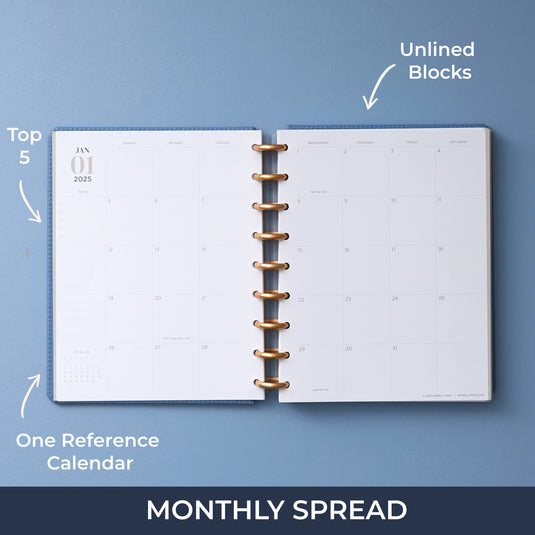 2025 Weekly and Monthly Disc Planner Insert Classic inkWELL Press