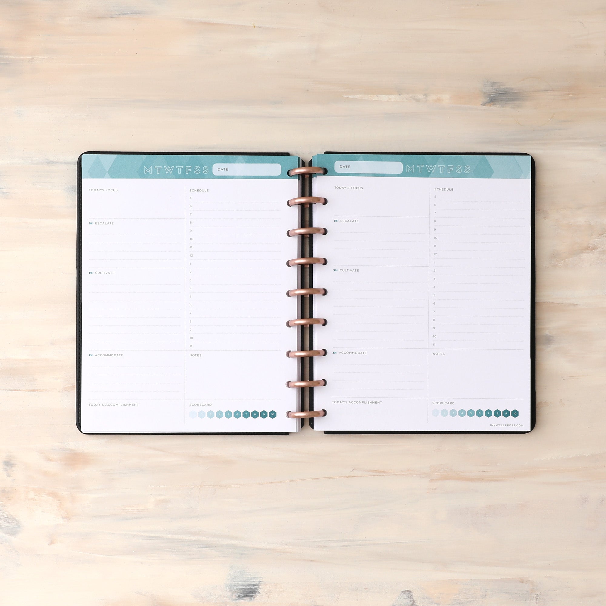 Daily Planner Insert | Undated – inkWELL Press