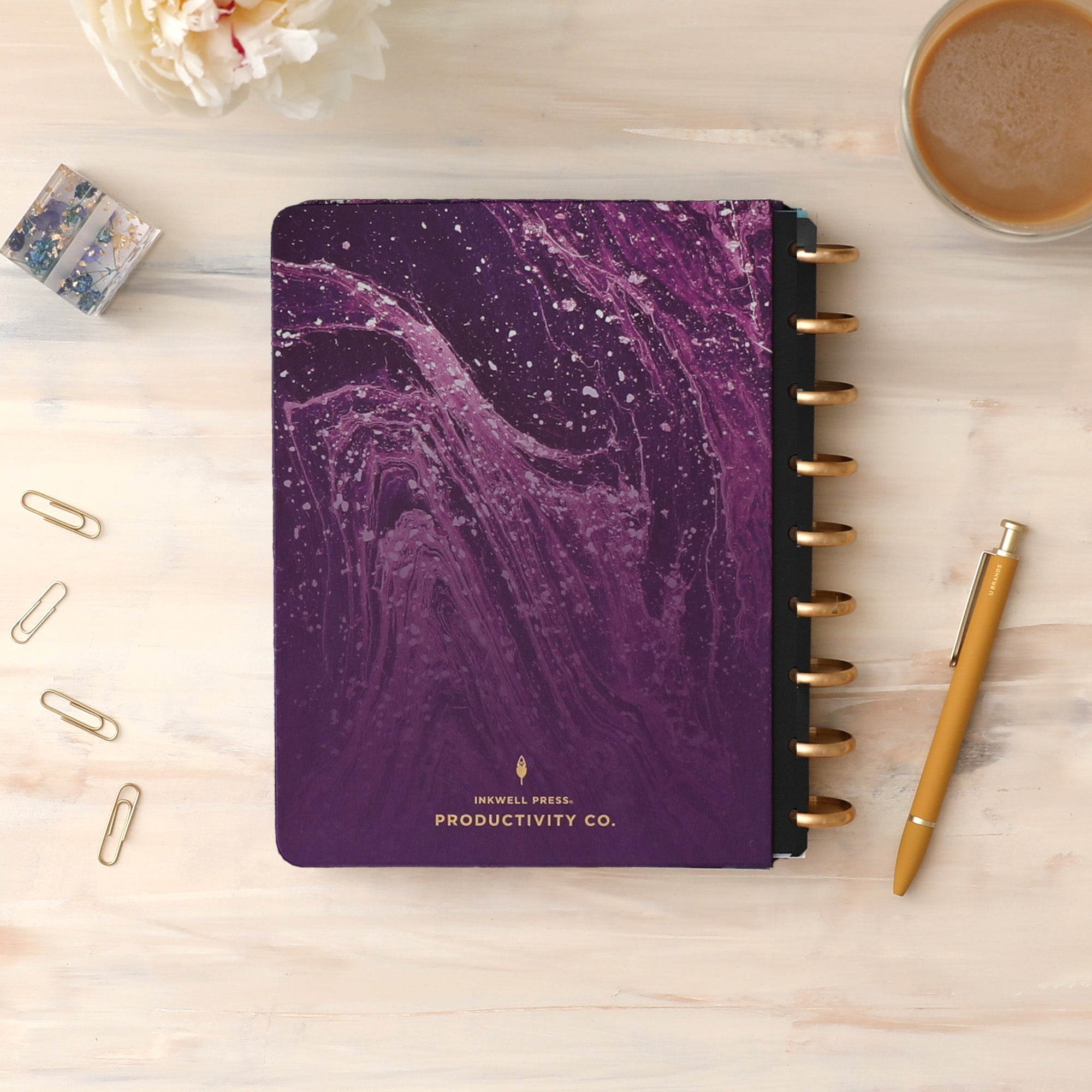 DISC PLANNER HARDCOVER | Amethyst – inkWELL Press