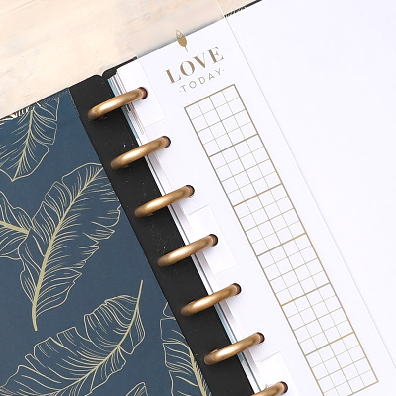 Flexible snap-on bookmark or page marker for your inkwell press planner with quote "Love Today"