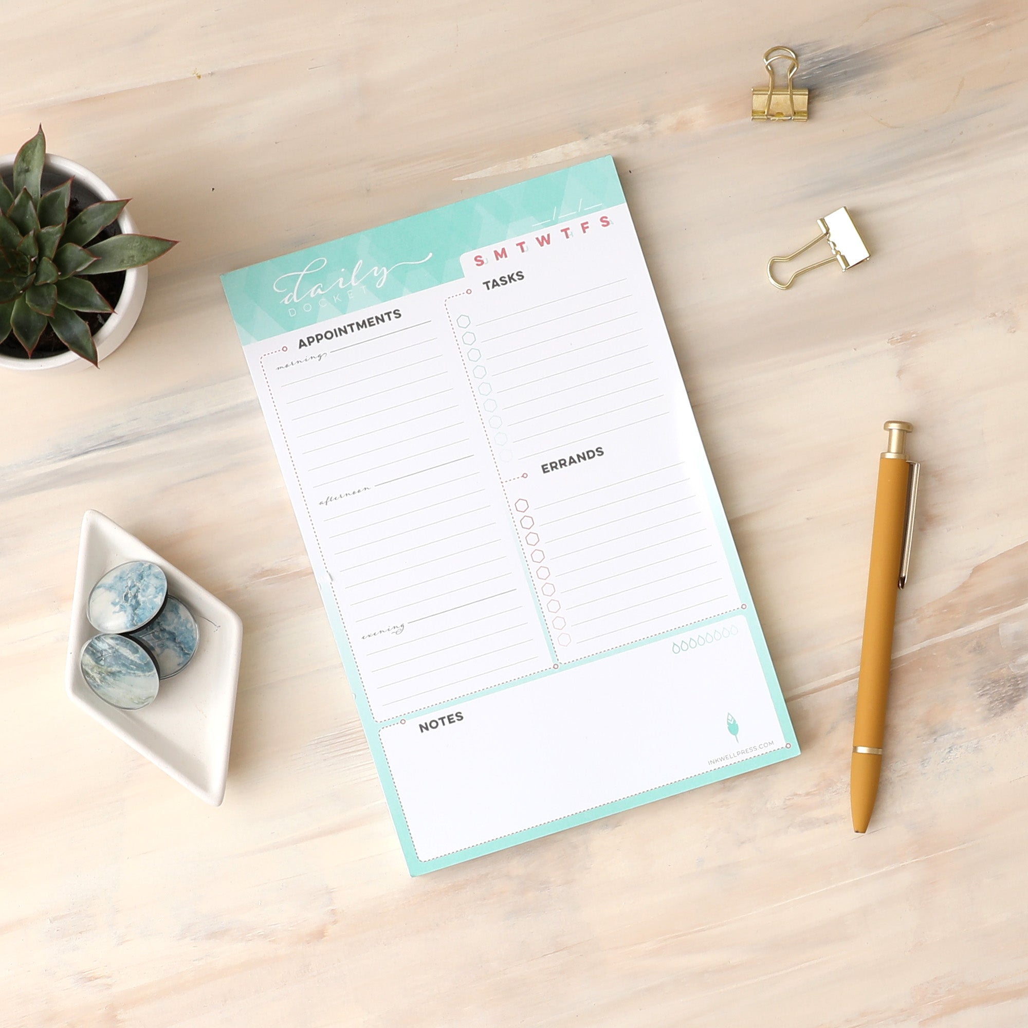 Organizational Notepad for Women to Help Streamline Your Day – inkWELL ...