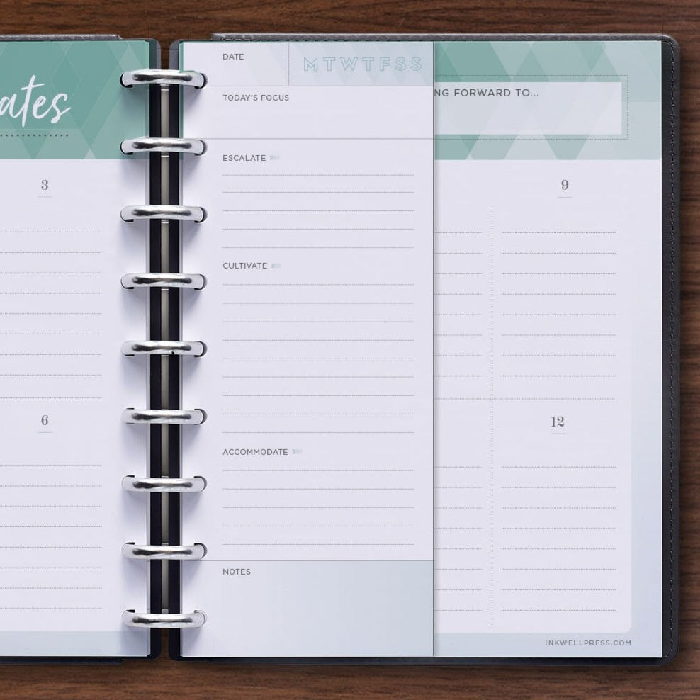 inkWELL Press Priority Levels List to Organize Your Daily Schedule and To Do List