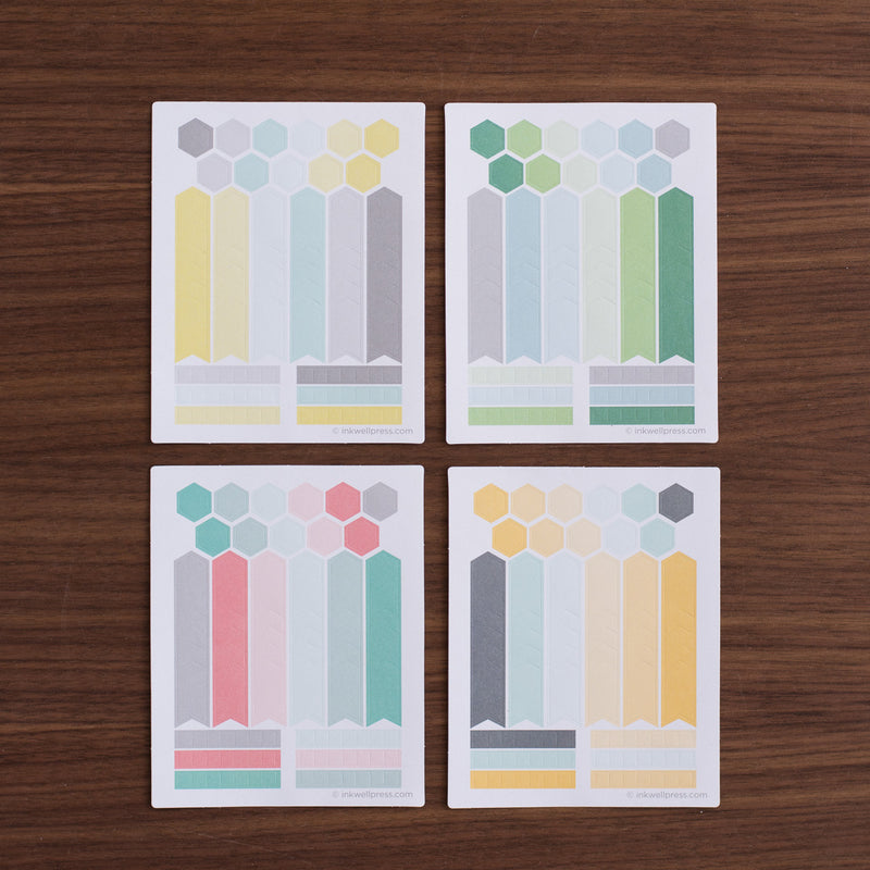 356 Colorful InkWELL Press Stickers for Customization and Creative Planning