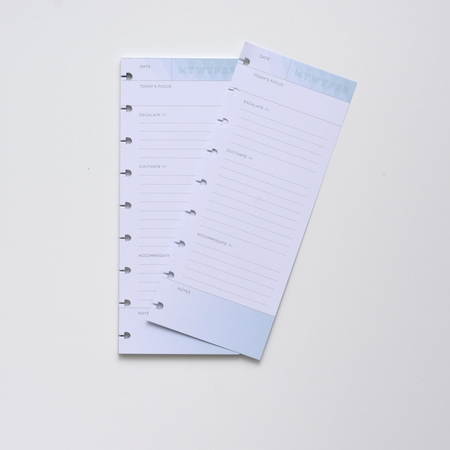 Undated Priority List Levels from inkWELL Press - Escalate, Cultivate, Accommodate